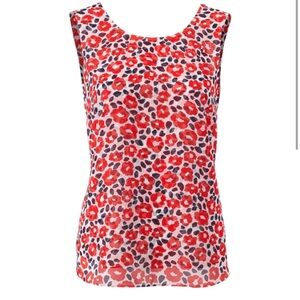 CAbi Flipside Floral Blouse